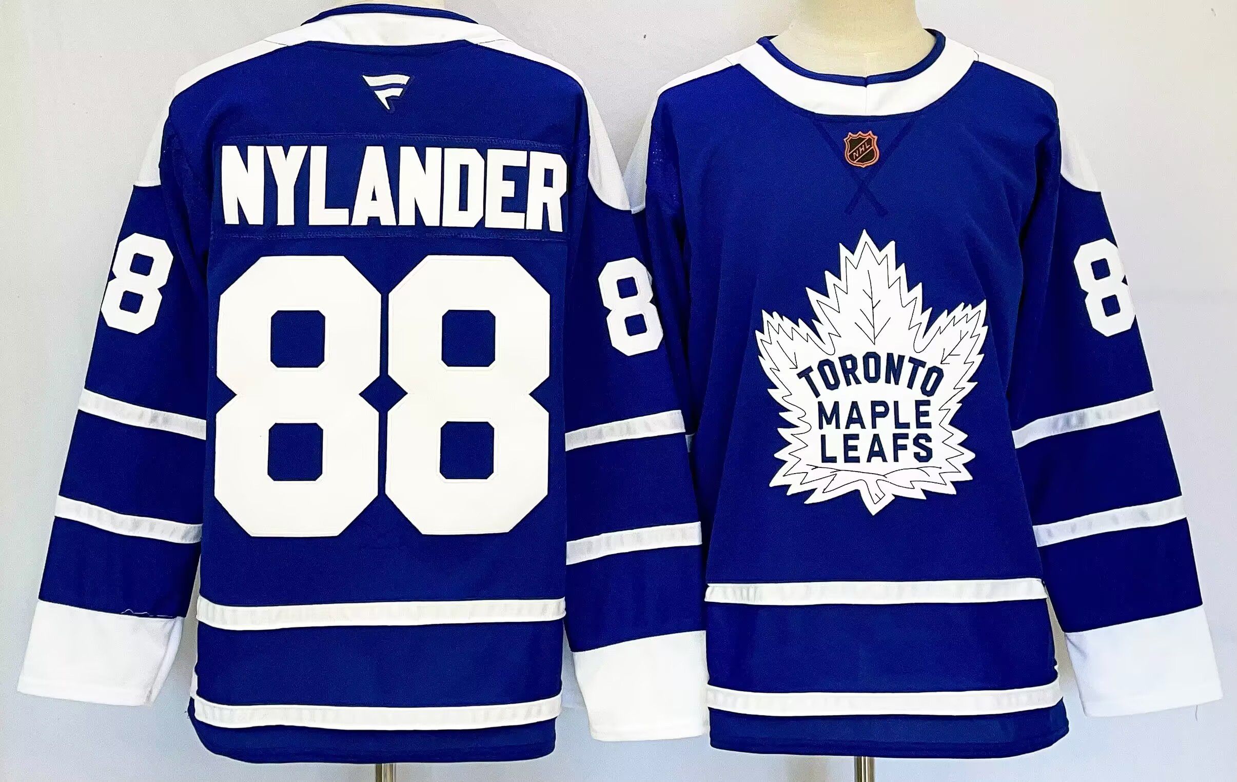 Men Toronto Maple Leafs #88 Nylander Blue 2025 Home Premier Player NHL Jerseys